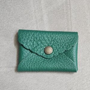 Portland Leather Daisy Wallet, Green